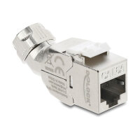 Keystone Modul RJ45 Buchse zu LSA Cat.6A werkzeugfrei...
