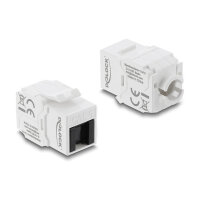 Keystone Modul RJ45 Buchse zu LSA Cat.6 UTP werkzeugfrei...