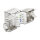 Keystone Modul RJ45 Buchse zu LSA Cat.6A werkzeugfrei 90° winkelbar geschirmt für Kabeldurchmesser von 5,0 - 8,5 mm