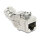 Keystone Modul RJ45 Buchse zu LSA Cat.6A mit Metall Latch werkzeugfrei 45° winkelbar geschirmt