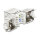 Keystone Modul RJ45 Buchse zu LSA Cat.6A mit Metall Latch werkzeugfrei 45° winkelbar geschirmt