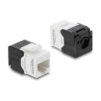 Keystone Modul RJ45 Buchse zu LSA Cat.6 UTP werkzeugfrei...