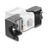 Keystone Modul RJ45 Buchse zu LSA Cat.6 UTP werkzeugfrei...