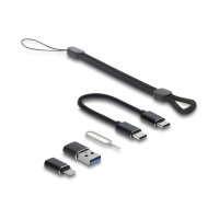 USB 5 Gbps Kartenleser mit SD und Micro SD Slot und Aufbewahrungsfächern für Speicherkarten