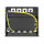 Leergehäuse 4 Port für Keystone RJ-Module schwarz - zur Montage an Tisch, Wand oder Hutschiene