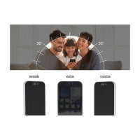 Schutzfolie für iPhone 17 mit Sichtschutz aus gehärtetem Glas Anti Spy 4 Wege Blickschutz mit Installationshilfe