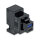 Keystone Modul mit USB Typ-A und USB Type-C™ Ladebuchse PD 20 W schwarz