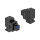 Keystone Modul mit USB Typ-A und USB Type-C™ Ladebuchse PD 20 W schwarz