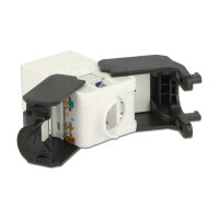 Keystone Modul RJ45 Buchse > LSA Cat.6A UTP weiß