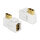 Keystone Modul HDMI Buchse > HDMI Buchse 90° gewinkelt weiß