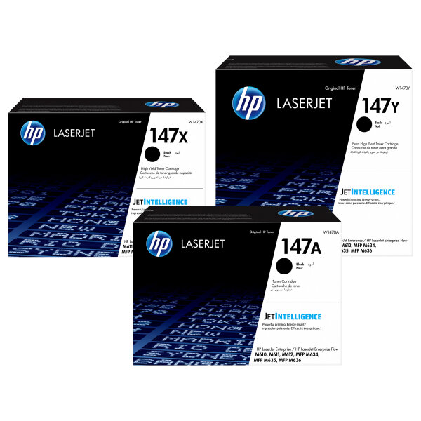 HP Toner 147Y W1470Y Schwarz bis 42.000 Seiten