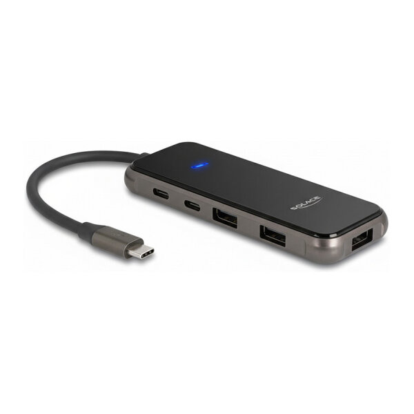 USB Type-C™ Dockingstation 4K - HDMI / USB Hub / SD - Micro SD Slot / PD 3.0 85 W Oberfläche aus gehärtetem Glas