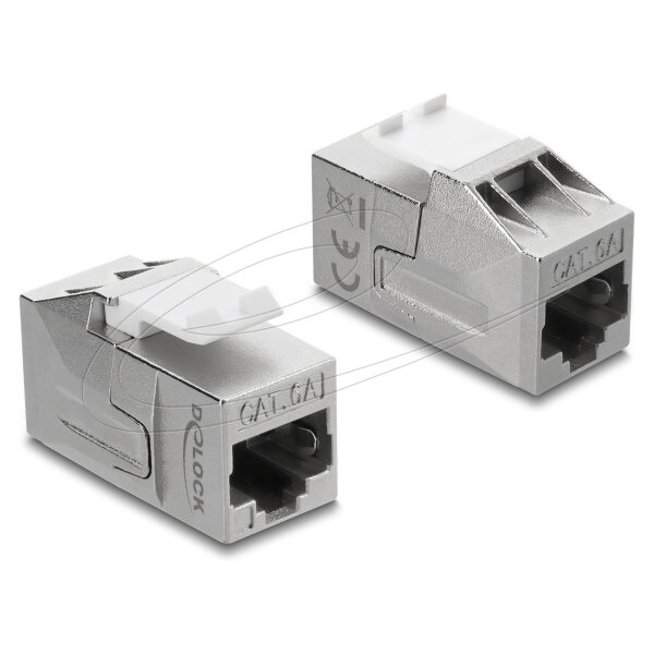 Keystone Modul Kupplung RJ45 Buchse zu RJ45 Buchse Cat.6A geschirmt
