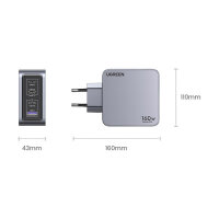 UGREEN Nexode Pro 160W GaN Charger with USB-C Cable