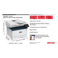 L Xerox B315 4in1/A4/LAN/WiFi/ADF/Duplex Laserdrucker monochrome