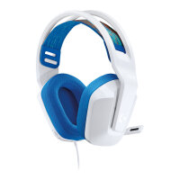 Logitech G G335 Wired Gaming Headset white