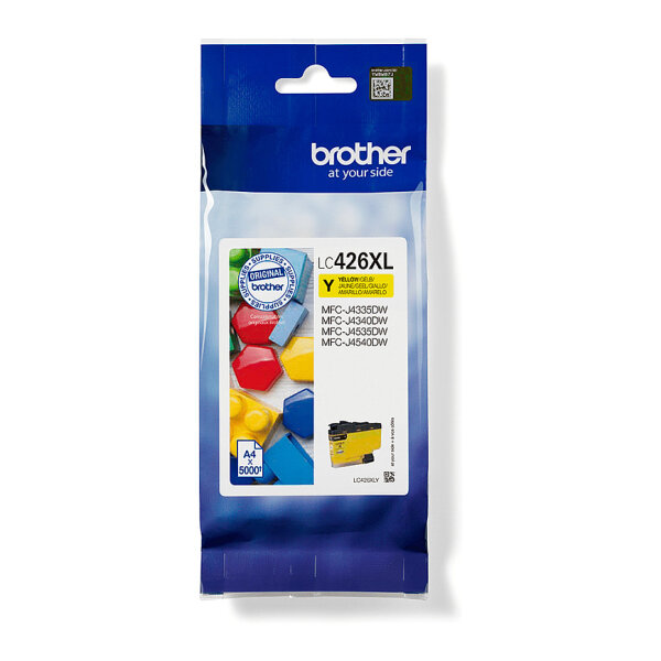 Brother Tinte LC-426XLY Gelb bis zu 5.000 Seiten ISO/IEC 24711