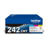 Brother Toner TN-242CMY Multipack Farbe bis zu 1.400 Seiten nach ISO/IEC 19798