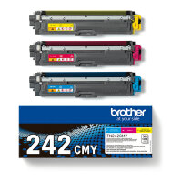 Brother Toner TN-242CMY Multipack Farbe bis zu 1.400 Seiten nach ISO/IEC 19798