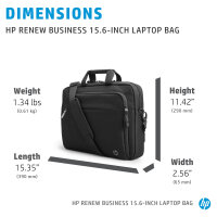 HP Renew Business Bag Black bis 39,6cm 15.6" Notebooktasche