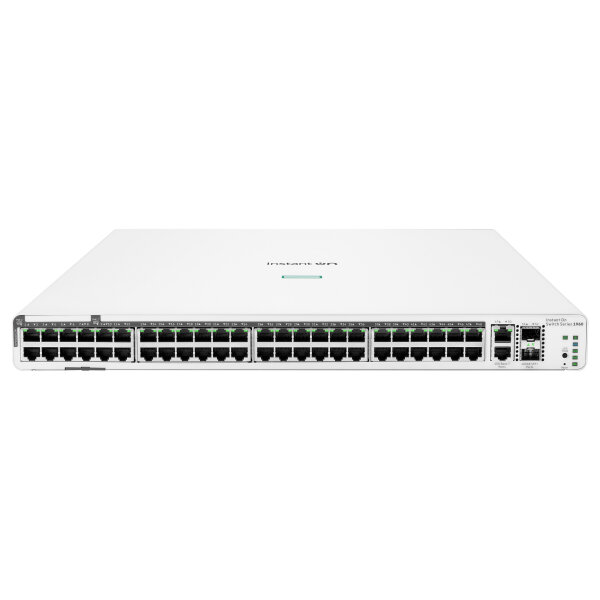48+4P HP Enterprise Aruba Instant On 1960 RM M 48G 2SFP+ 2XGT PoE (600W) Switch