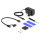 USB Type-C™ Gehäuse für 1 x M.2 NVMe SSD + 1 x 2.5? SATA SSD / HDD mit Klon Funktion