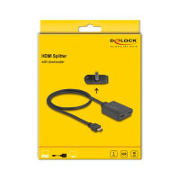 HDMI Splitter 1 x HDMI in zu 2 x HDMI out 4K 60 Hz mit Downscaler