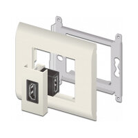 Easy 45 HDMI Modul gewinkelt 90° 22,5 x 45 mm