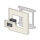 Easy 45 HDMI Modul gewinkelt 90° 22,5 x 45 mm