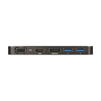 USB Type-C™ 3.2 Dockingstation 4K HDMI + DP / 1080p VGA, USB Hub und PD 3.0