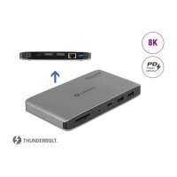 Thunderbolt™ 3 Dockingstation 8K - Dual DisplayPort / USB / LAN / SD / Audio / PD 3.0