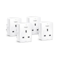 Steckdose TP-LINK Tapo P100 V1.2 (4-Pack) - Smart-Stecker - WLAN