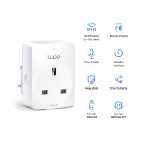 Steckdose TP-LINK Tapo P100 V1.2 (4-Pack) - Smart-Stecker - WLAN