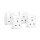Steckdose TP-LINK Tapo P100 V1.2 (4-Pack) - Smart-Stecker - WLAN