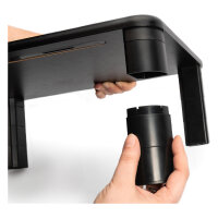 Monitorerhöhung Digitus höhenverstellbar Black