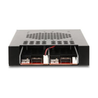 3.5? Wechselrahmen für 2 x M.2 NVMe SSD mit Slim SAS SFF-8654 Anschluss