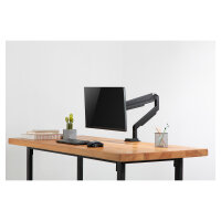 Tischhalterung für 1 Monitor 15-32" 9KG DIGITUS schwarz Gasdruckfeder DA-90394