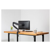 Tischhalterung für 1 Monitor 15-32" 9KG DIGITUS schwarz Gasdruckfeder DA-90394