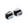 D-Sub 9 Pin Stecker > Buchse 270° gewinkelt