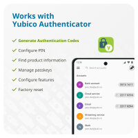 YubiKey 5C NFC - USB-C Sicherheitsschlüssel