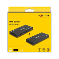 HDMI Splitter 1 x HDMI in zu 4 x HDMI out 4K 60 Hz mit Downscaler