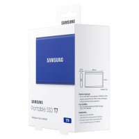 1TB Samsung Portable T7 USB 3.2 Gen2 Blue retail