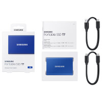 1TB Samsung Portable T7 USB 3.2 Gen2 Blue retail
