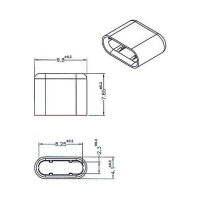 Staubschutz für USB Type-C™ Stecker 10 Stück schwarz