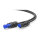 DL4 Staubschutz für Stecker und Buchse, Silikon, 2-teilig, blau 10er Set