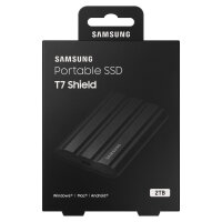2TB Samsung Portable T7 Shield USB 3.2 Gen2 Schwarz retail