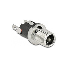 Steckverbinder DC 5,5 x 2,1 x 12,0 mm Buchse zum Einbau Lötversion