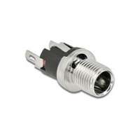 Steckverbinder DC 5,5 x 2,1 x 12,0 mm Buchse zum Einbau Lötversion