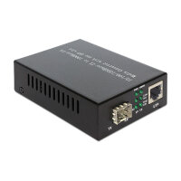 Medienkonverter 10/100/1000Base-T zu SFP