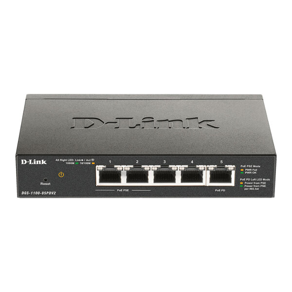 5P D-Link DGS-1100-05PDV2 M PoE